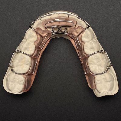 comprare Confortevole supporto in acrilico in acciaio inossidabile Hawley Soluzione ortodontica efficace online manufacture
