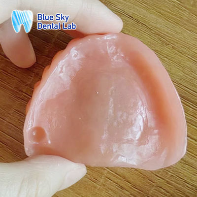 Dentiere acrilico completo superiore naturale Dentiere acrilico parziale rimovibile
